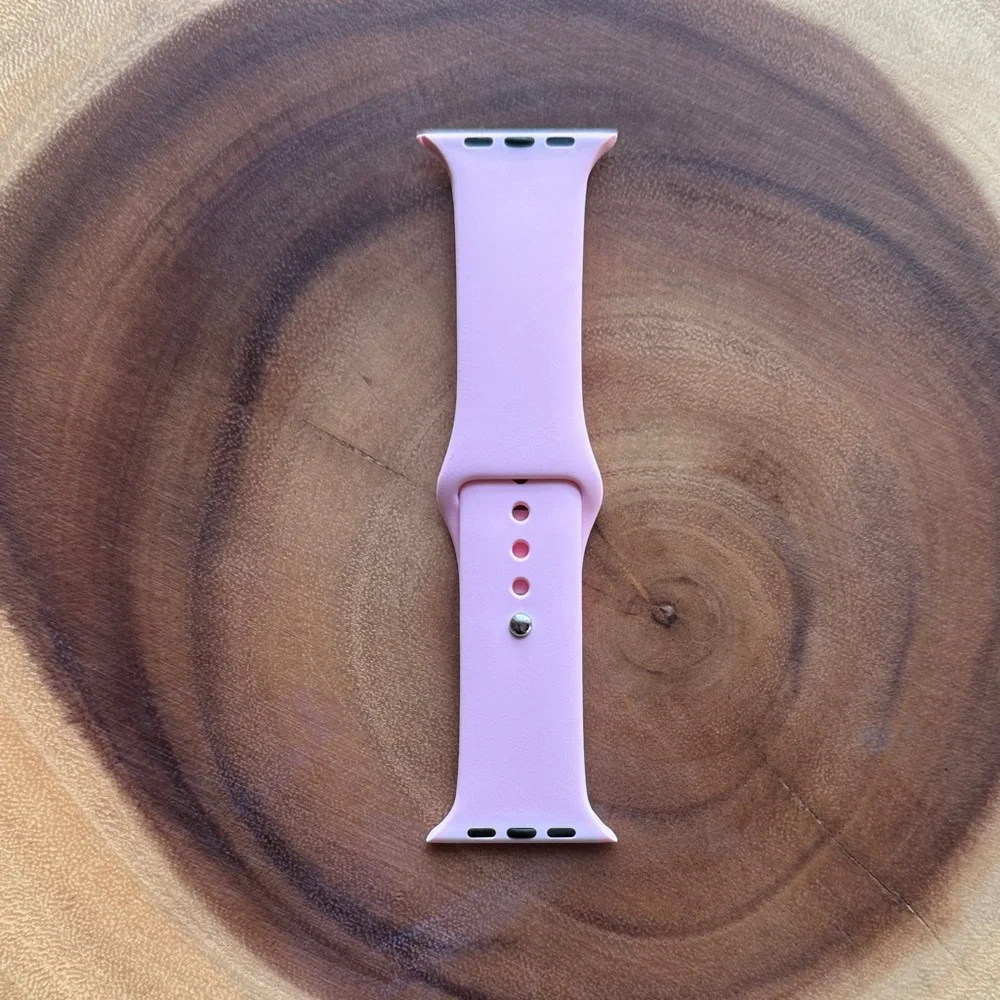 Light Pink Silicone Smartwatch Band 42-45mm (S/M)